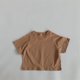 thumbnail image 1 of Camiseta de verano para niños, camisetas sólidas a la moda para niñas, camisetas de algodón de manga corta para niños, ropa informal coreana para niños de 1 a 8 años Tan Jianjun unisex, 1 of 2