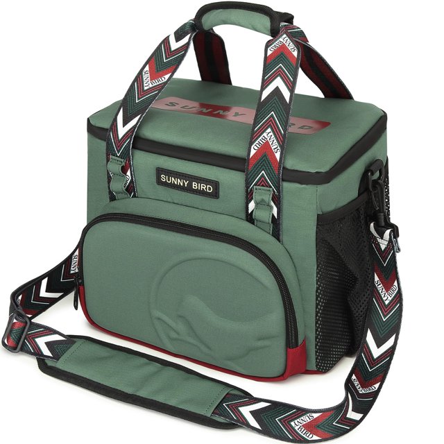 Bolsa Térmica para Almuerzo SUNNY BIRD 12L para Mujeres y Hombres Verde