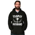 thumbnail image 3 of Trophy Husband Best Partner Hubby Hoodie Hooded Sweatshirt Men Brisco Brands X, 3 of 6