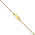 thumbnail image 2 of 14K Yellow Gold 14Ky Oval Curb Id Bracelet (7 X 10.5) Made In United States lid88-7, 2 of 5