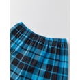 thumbnail image 4 of Family Matching Christmas Pajamas Set Plaid and Letter Print Tops Pants Holiday Pajamas Sleepwear, 4 of 10
