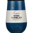 thumbnail image 2 of Rabbit Double Wall Insulated Stainless Steel 12 oz Wine Tumbler, Navy Blue, 2 of 2
