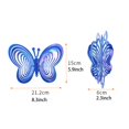 thumbnail image 2 of Carillones de viento giratorios para colgar al aire libre, jardín, balcón, globo, mariposa y pájaro, decoración de molino de viento, 2 of 8
