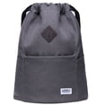 thumbnail image 1 of KAUKKO Cordón Deportes Mochila Gimnasio Yoga Bolsa Hombro Mochila para Hombres y Mujeres KAUKKO  K3031-Darkgrey, 1 of 5