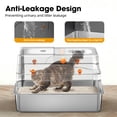 thumbnail image 5 of FFZ Stainless Steel Cat Litter Box, 5 of 10