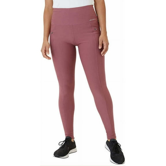 Eddie Bauer Womens Midweight High Rise Trail Tight Leggings (as1, Alpha, x_l, Regular, Regular, Dark Dusty Rose)