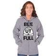 thumbnail image 3 of Beehive State Beutahful UT Arch Unisex Fleece Graphic Zip Up Hoodie Brisco Brands 5X, 3 of 5