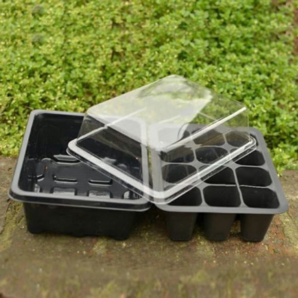 Bandeja de germinación Jadeshay kit de inicio de semillas 12 celdas