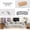 Grey, variant on Compression Sofa Black Curved Modular Sectional, 110" Chenille Sleeper Couch with 30D High-Density Foam, No Assembly Required, Modular Couch for Apartment, Living Room, Black