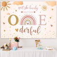 thumbnail image 2 of Isn't She Lovely Isn't She Onederful Backdrop Decorations, Boho First Birthday Decorations for Girl with Backdrop Supplies, 2 of 6