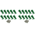 thumbnail image 1 of 20Pcs DRG-01 PCB Support de Montage Vis Vert pour DIN 35 Rails de Montage Adaptateur Pièces de Rechange, 1 of 1