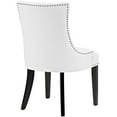 thumbnail image 4 of Modern Contemporary Urban Design Kitchen Room Dining Chair, White, Faux Leather, 4 of 4