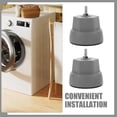 thumbnail image 4 of OULII 4Pcs Washer Machine Stabilizer Plastic Grey Anti Vibration For Appliance Users, 4 of 8