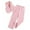 Pink1, variant on Jalioing Girls Clothes Set 2 Piece Sleeveless Button Down Suit Vest and Long Pants Set Kids Casual Outfits