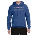 thumbnail image 2 of Donâ€™t Let Friends ALone Awareness Unisex Graphic Hoodie Sweatshirt, Vintage Heather Blue, 3XL, 2 of 3