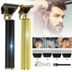 thumbnail image 2 of Cortadora de pelo dorada recargable para hombres, Afeitadora eléctrica de empuje T9, cortadora de pelo Calvo, máquina Blendjet Fickmachine para barbero, 2 of 4