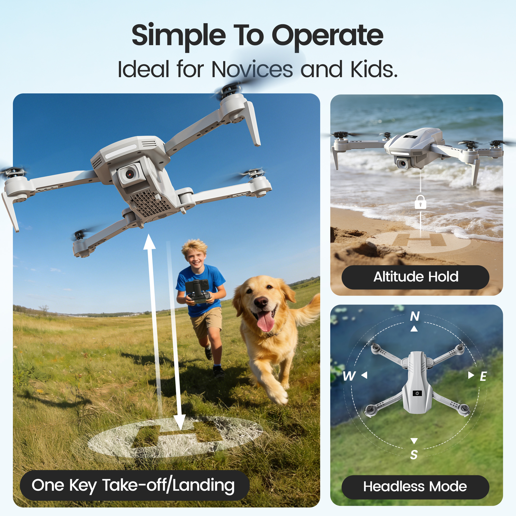 Holy Stone HS130 FPV Drone with 1080P HD Camera Gray photo 8