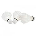 thumbnail image 4 of Higoodz 3Pcs Durable Badminton Shuttlecocks for Outdoor Indoor Ball Sport Training Entertainment, Training Badminton, White Badminton, 4 of 8