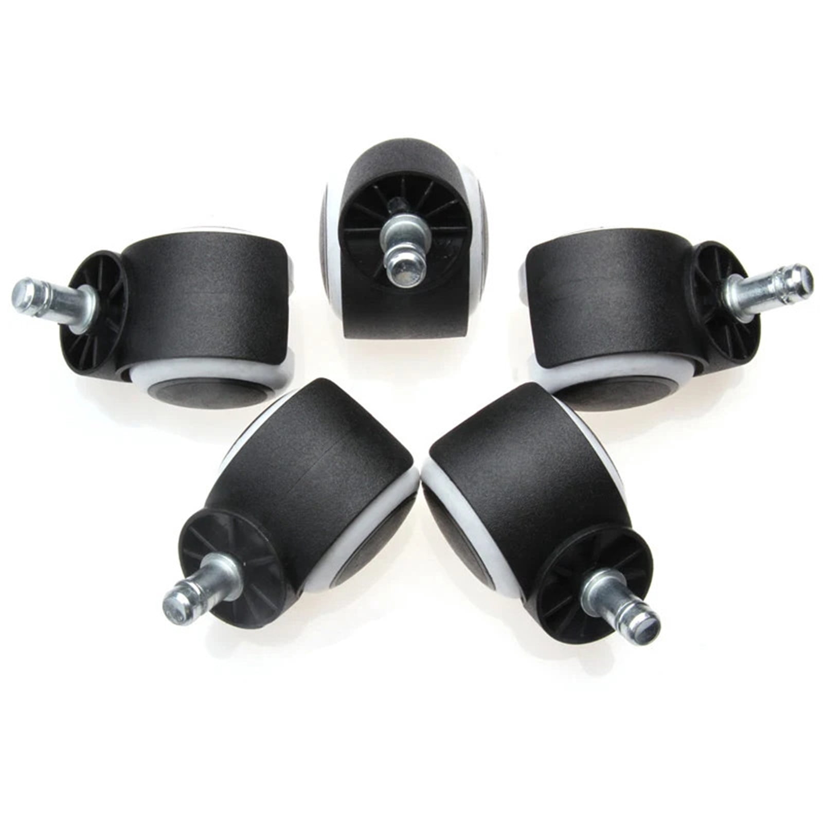 Wheels 5pcs Office Home Chair Sofa Swivel Casters Mute Wheel Universal Rubber Protect Wooden Floor ,Reliable