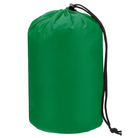 Uxcell 1-Pack Stuff Sack, 5 x 10 Inch Waterproof Storage Sacks Drawstring Ultralight for Backpacking [Dark Green]