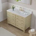 thumbnail image 6 of ANGELES HOME 48" Bathroom Vanity with Sigle Sink Combo, Modern Undermount Bathroom Sink Cabinet with 6 Drawers, Freestanding Bathroom Vanities, Soft Closing, Solid Wood, 6 of 7