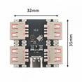 thumbnail image 4 of CY USB 2.0 1-to-4 Four Ports HUB PCBA PCs 4 Devices Type-C for Keyboard Mouse Scanner Printer, 4 of 8