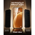 thumbnail image 4 of Protector de pantalla de privacidad UnbreakCable para iPhone 16 Pro, 4 of 9