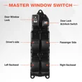 thumbnail image 4 of Driver Power Window Control Switch Front Left For Lexus RX330 RX350 GX470 RX400H, 4 of 5