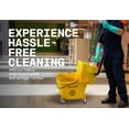 thumbnail image 5 of Mop Bucket 25 Quart | Side Press Wringer | 4 Wheels 2" | Yellow, 5 of 7
