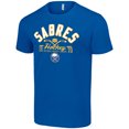 thumbnail image 2 of Men's Starter  Royal Buffalo Sabres Half Puck T-Shirt, 2 of 3