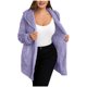 thumbnail image 5 of Abrigos y chaquetas casuales con capucha de manga larga para mujer, abrigos de imitación de invierno lisos, chaqueta de polar con bolsillos y capucha de manga larga, abrigo informal de moda para mujer, 5 of 9