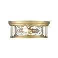thumbnail image 6 of 493F3-MB-Z-Lite-Clarion - 3 Light Flush Mount In Transitional Style-6.25 Inches Tall and 16 Inches Wide-Matte Black Finish, 6 of 7