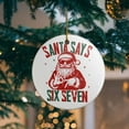 thumbnail image 6 of Funny Santa Claus Christmas Ornaments 2025, Acrylic Funny Six Seven Christmas Ornament, 67 Teen Slang Ornaments for Boy, Teenager Tween Christmas Ornaments Gen Alpha Gen Z Gift for Kids, 6 of 7