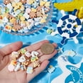 thumbnail image 3 of 1 Box 120Pcs 12 Styles Sea Flatback Charms Ocean Cabochon Resin Cute Summer Beach Hawaii Animals Shell Whale Ship Charm for Jewelry Making Charms DIY Scrapbooking Craft Phone Case Supplies for diy, 3 of 5