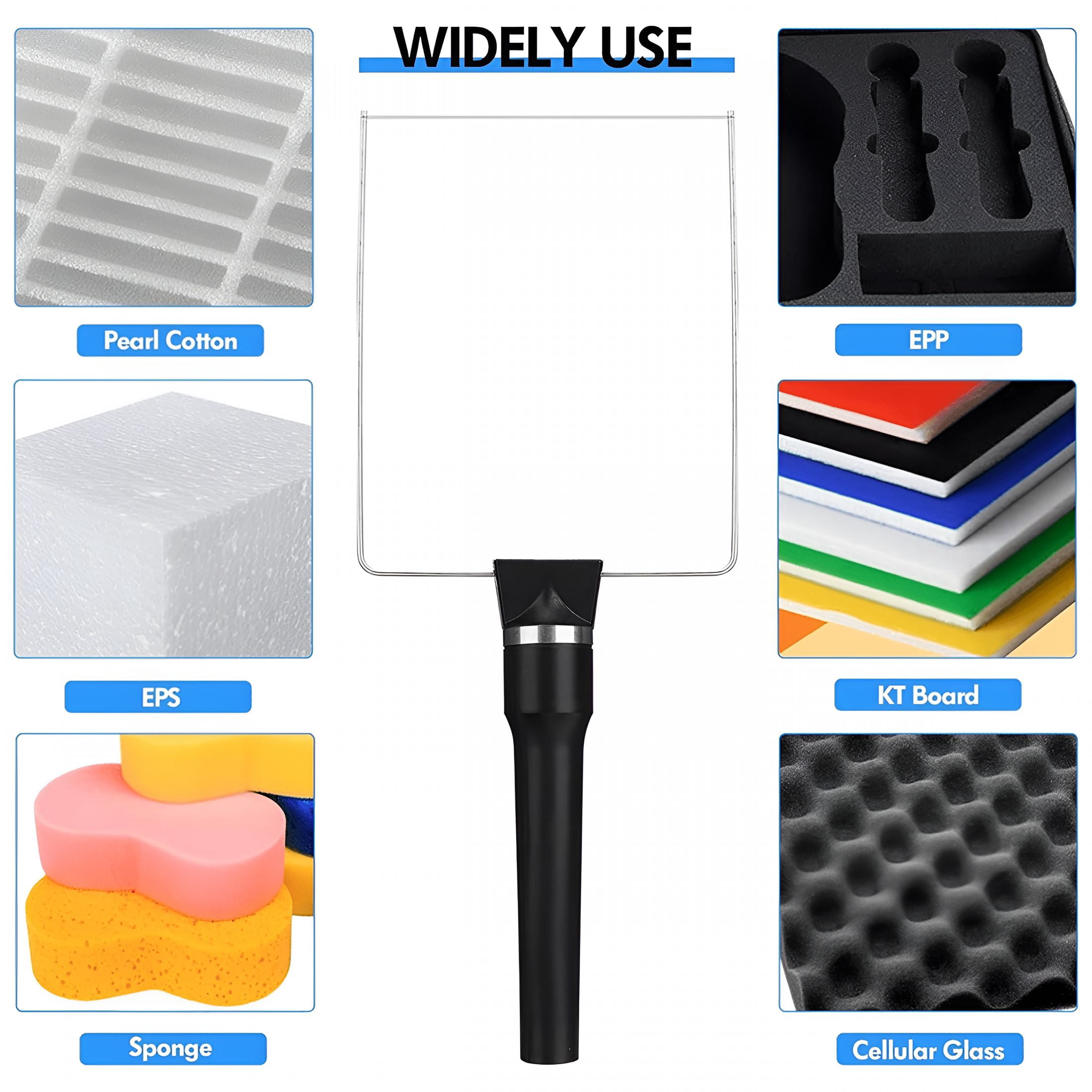 EXLEAF Foam Cutter Hot Wire Knife Foam Cutter Tool Set-Cutter Foam Board Cutter Foam Cutting Tool Us Plug