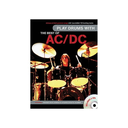 Music Sales Play Drums With The Best Of AC/DC (Book/Online