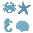 thumbnail image 1 of 4 Pcs Bouton de Tirage Style Océan Rétro pour Armoire, 1 of 6