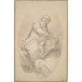 thumbnail image 2 of Benedetto Luti 11x14 Gold Ornate Wood Frame and Double Matted Museum Art Print Titled - Isaiah (1716-18), 2 of 4
