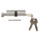 thumbnail image 1 of de cilindro de 83 mm Cuerpo de aluminio Acabado cepillado Núcleo de Cilindro de europeo Colco  Cerradura de cilindro de seguridad para el hogar, 1 of 8