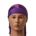 thumbnail image 3 of Durag Red de Kiss Bow Wow Power Wave Velvet Luxe Púrpura, 3 of 7