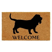 Calloway Mills Basset Hound Outdoor Doormat 17" x 29"