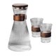 thumbnail image 2 of Jarra de té de vidrio para jugo, jarra de bebidas de gran capacidad, jarra de té helado de 1500 ml, Con Copas, 2 of 9