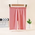 thumbnail image 2 of Zpanxa Girls Shorts Modal Cotton Polyester Blend Solid Color Lightweight Casual Summer Shorts 5-6 Years, 2 of 7