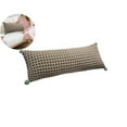 thumbnail image 1 of Dvruxg Lumbar Throw Pillow – Hotel Grade Cotton Filled Long Sleep Pillow for Side Sleeping, Leg Clamp, Sofa & Bed Pillow(Green), 1 of 5