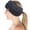 Variegated Confetti Navy, variant on Women’s Ponytail Headband – Soft Knit Winter Ear Warmer, Cable Knit Fleece-Lined Head Wrap for Cold Weather - Mauve