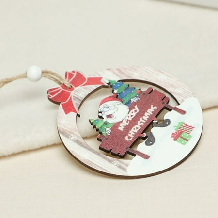 

2PC Home Decor Christmas Decoration Creative Tree Pendant Tag Room Decor Wall Bedroom Bathroom Kitchen Living Room