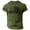 A-Army Green974, variant on Bibifish Mens T-Shirts Minimal Flag Stripe Graphic Print Tee Tops Crew Neck Unisex Plus Size Casual Tshirts