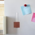 thumbnail image 2 of WEUVEB Magnetic Wooden Test Tube Flower Vase in Coffee Color - Decorative Kitchen, Office, Locker, 2 of 8