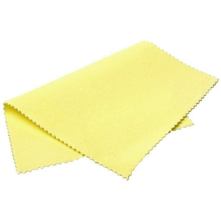 2pcs Yellow Cleaning Cloth For Gold, Silver, Polishing, Removing Rust,  Oxidation And Maintenance