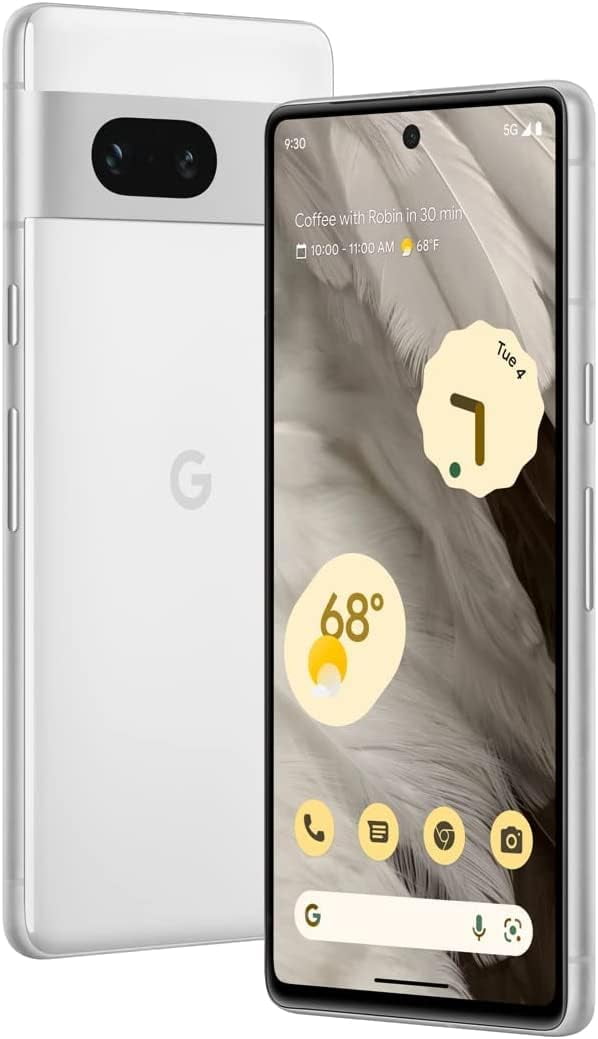 Restored Google Pixel 7 5G, 256GB, Snow - Unlocked (Refurbished)